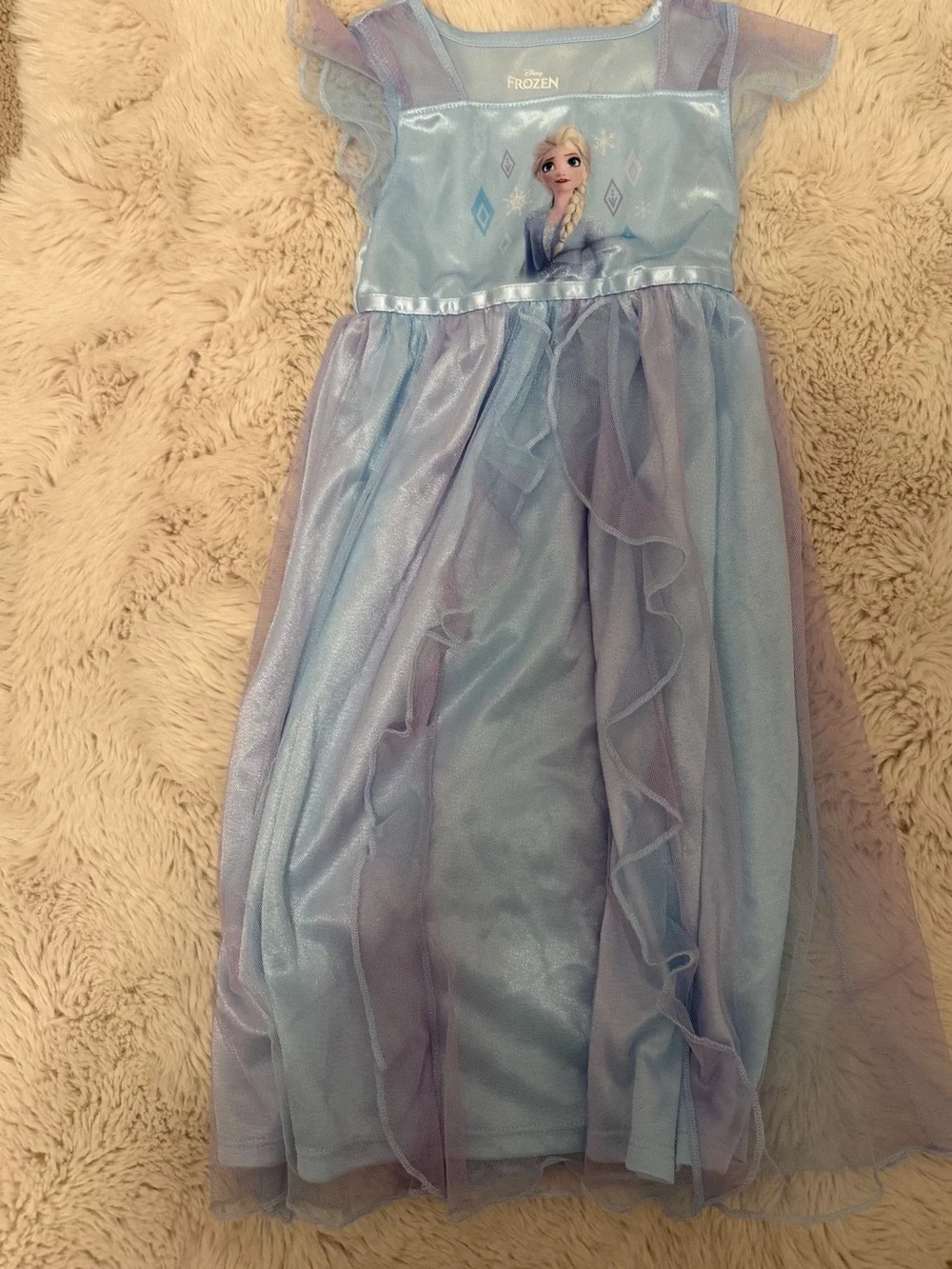 Frozen 2 Elsa Nightgown Princess Dress Up 3T - Picture 1 of 3